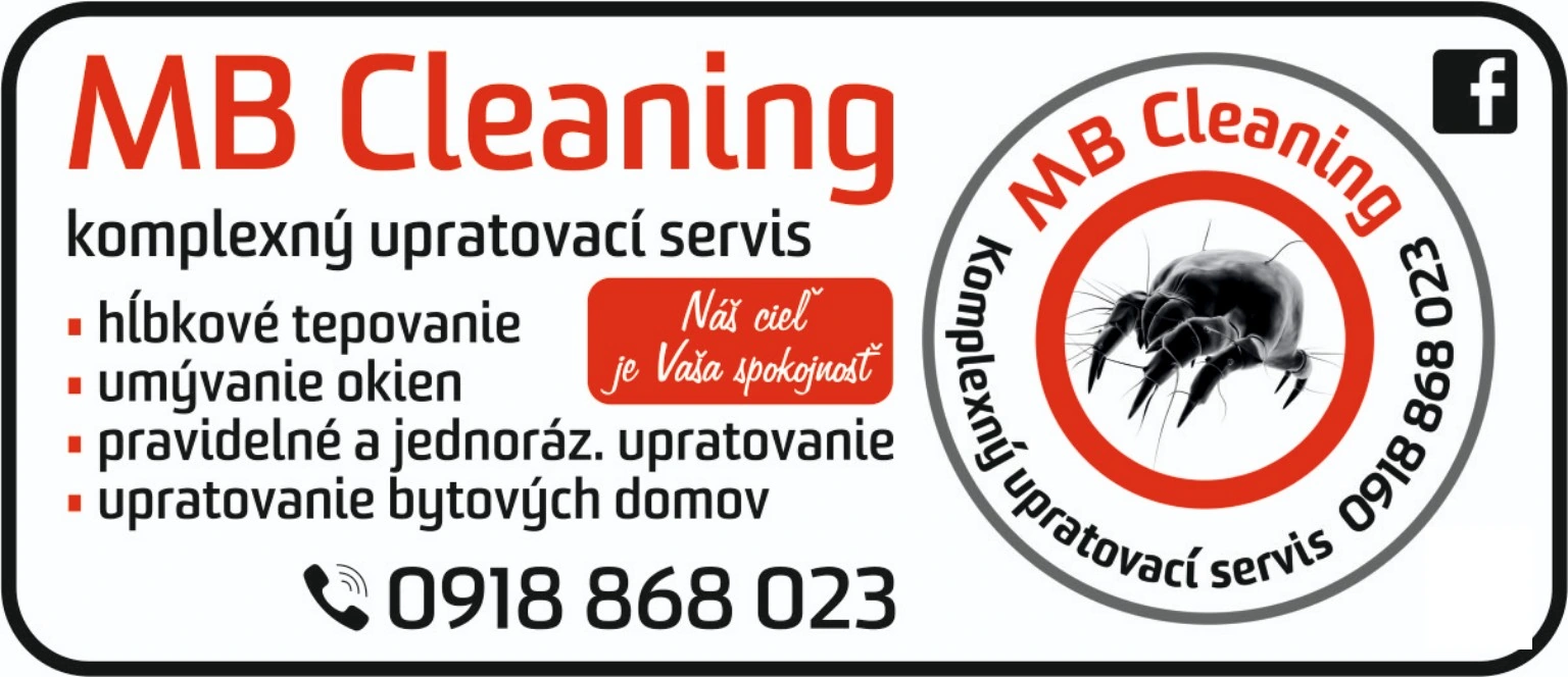MB Cleaning – komplexný upratovací servis, služby a kontakt